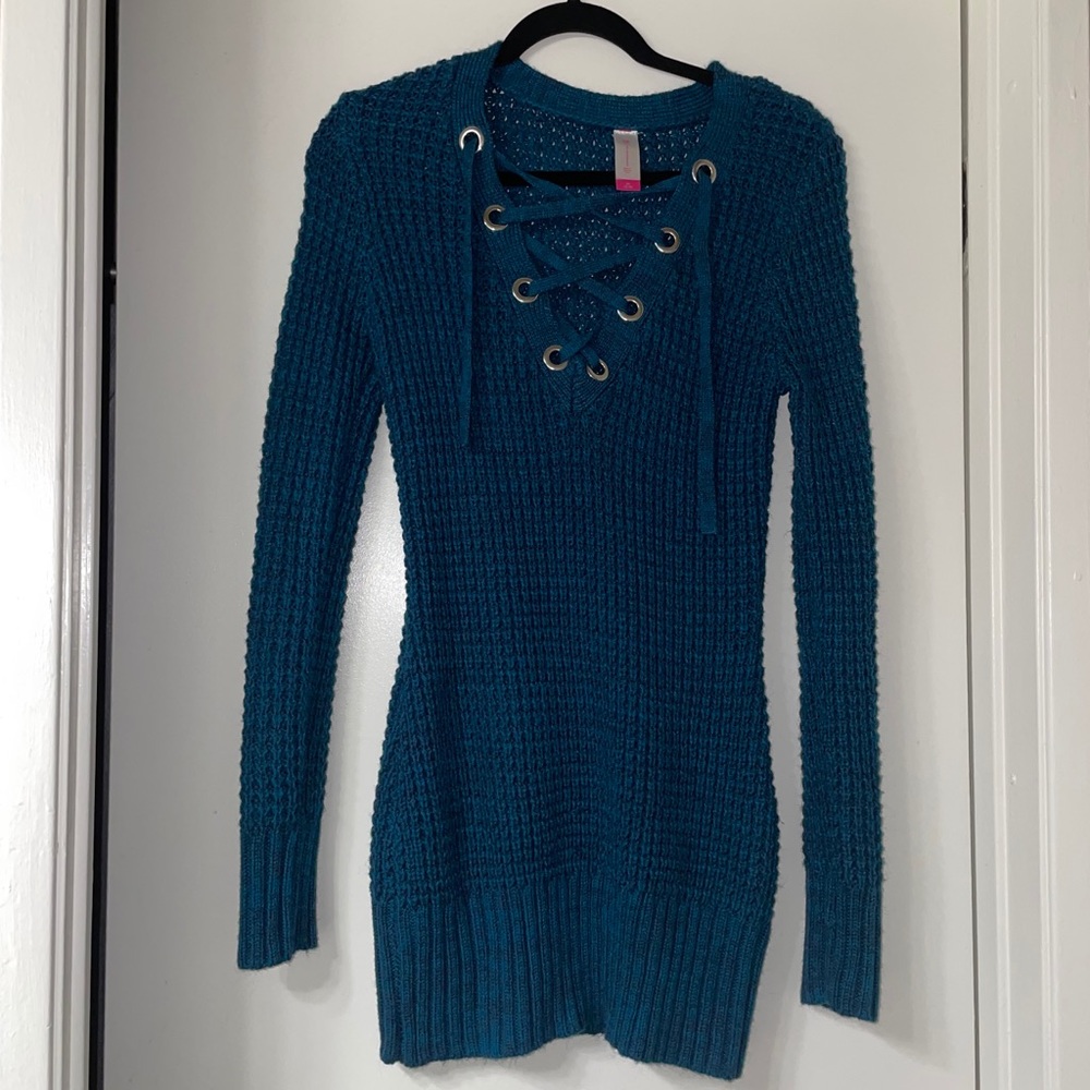 Long sleeve sweater dress